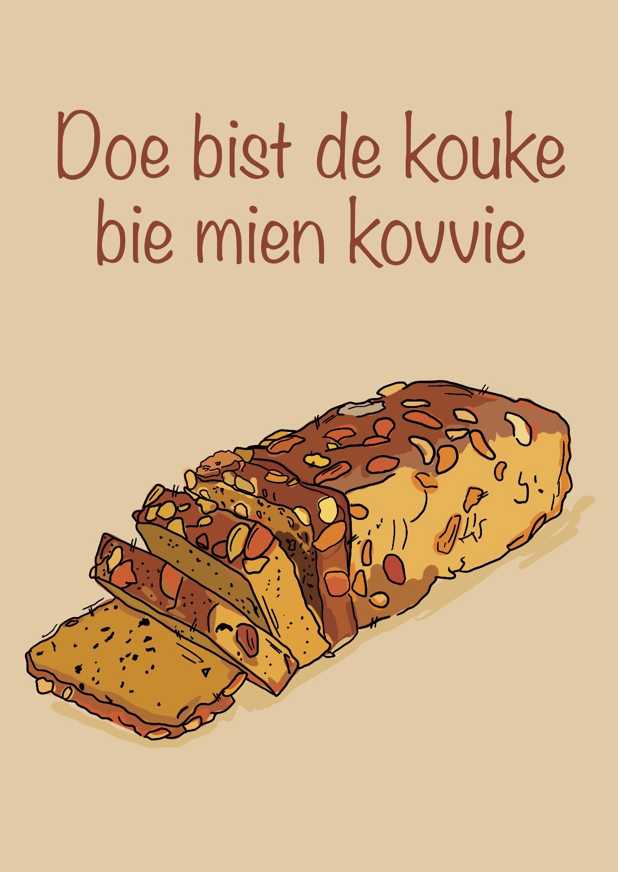 Kaart bundel van 5 Groningse Liefdeskaarten