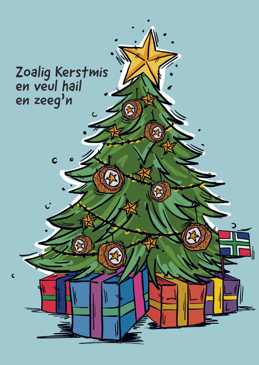 Gronings kerstkaartje